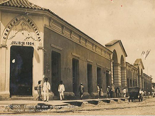 Mercado cubierto en Cúcuta